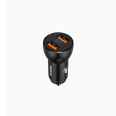 Nokia Pro Car Charger Adapter P6105, 2 Ports 48W Metal Adaptive Fast Charging, Compatible with iPhone, Samsung Galaxy, Google Pixel and True Wireless Earbuds, Black